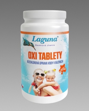 Bezchlorová bazénová chemie Laguna OXI Mini tablety 0,8kg
