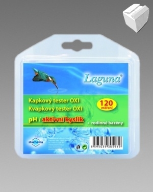 Laguna bazénový tester OXI kapkový - pH /aktivní kyslík karton