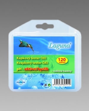 Laguna bazénový tester OXI kapkový - pH /aktivní kyslík